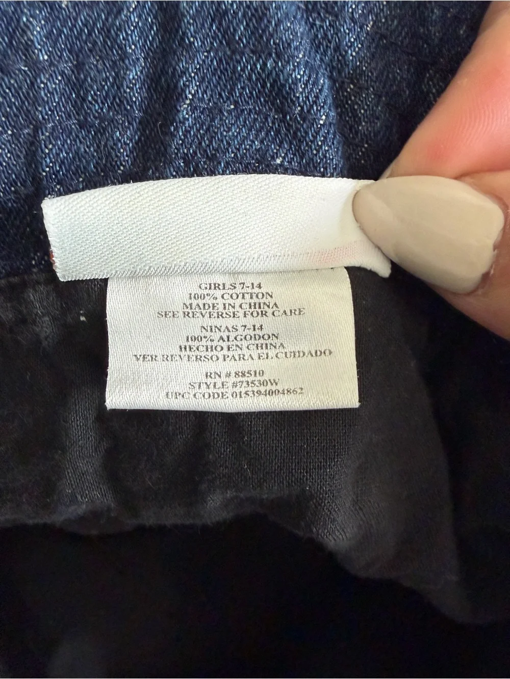 VTG Y2K Style Mary Kate and Ashley Denim Blue Metal Detail Bucket Hat